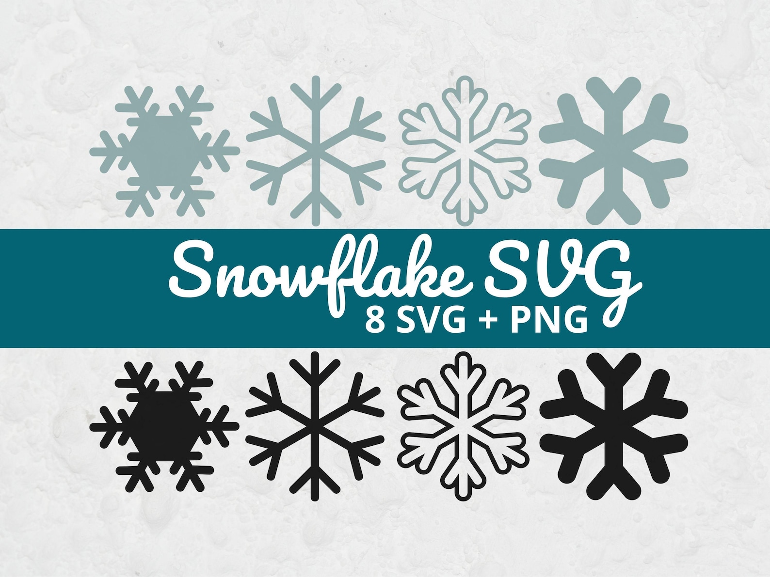 Snowflake SVG Bundle, Christmas Cut Files for Cricut, Winter Ornament ...