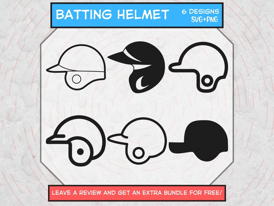 Baseball SVG Bundle SVG Files for Cricut Batting Helmet SVG Etsy