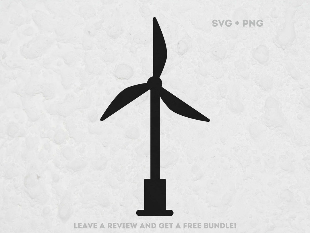 Windmill Svg Cut File, SVG Files for Cricut, Windmill Png, Weather SVG