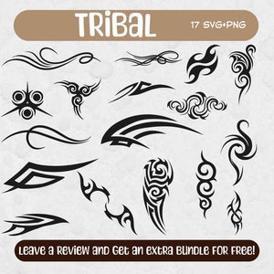 Tribal SVG, SVG-Dateien für Cricut, Tribal Png, Tribal Design SVG, Tribal Tattoo SVG, Tattoo SVG, Tribal Cut Dateien,
