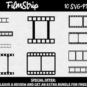 Filmstrip SVG, SVG Files for Cricut, Movie clipart, Movie SVG, Movie Director Svg, Tv Svg, Television Clipart, Cinema Svg, Film Cut File