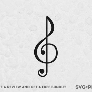 Treble Clef SVG, Svg files for Cricut, Music Svg, Note Clipart,  Music clipart, Note SVG, Treble Clef PNG, G-clef Svg, G-Clef Png, Note Icon