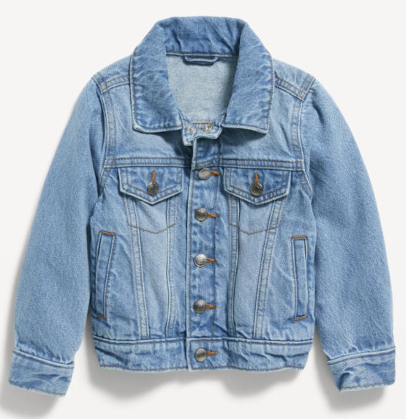 Hand Embroidered Jean Jacket Baby and Toddler Etsy