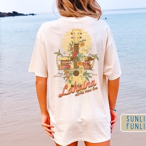 Coconut Girl Maui Strong T Shirt, Lahaina Hawaii Summer Shirt, Aloha Lahaina Maui Shirt, Oversized Graphic Tee Beach, Comfort Colors Hawaii