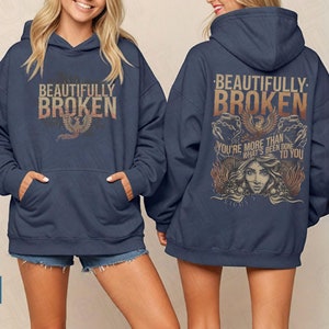 Jelly Roll Hoodie, Beautifully Broken Tour, Past Yesterday Song Lyric Sweatshirt, Country Concert Shirt, JellyRoll Fan Gift, Plus Size Merch