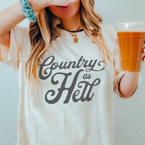 Hardy Shirt for Concert, Hardy Country Shirt, Country Music Tshirts Hardy Comfort Colors Oversized Tee, Country As Hell Music Fan Gift Xmas