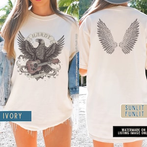 Hardy Shirt for Concert, Hardy Tshirt Mockingbird Crow, T Shirt Dresses Country Concert, Rock Shirt Dress,  Hardy Merch Country Song Tee