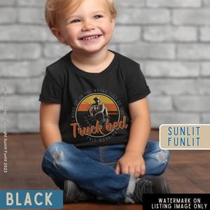 Winterhard shirt voor kinderen peuter winterhard T-shirt, winterhard kindershirt, vrachtwagen bed winterhard merchandise, countrymuziek shirts winterhard cadeau voor kinderen kinderen