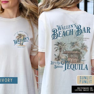 Comfort Colors Wallen-shirt, Wallen T-shirtjurk, Sand In My Boots Festival, Cowgirl Coastal Beach Club-T-shirt, Country Concert Wallen-lied