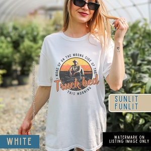 Hardy Shirt for Concert, Hardy Merch, Truck Bed Hardy Tshirt, Vintage Inspired Comfort Colors Western Graphics Tee, Country Music Shirts