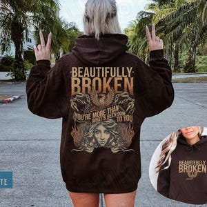 Jelly Roll Hoodie, Beautifully Broken Tour, Past Yesterday Song Lyric Sweatshirt, Country Concert Shirt, JellyRoll Fan Gift, Plus Size Merch