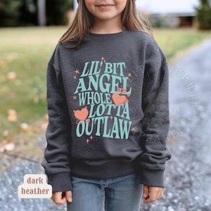 Wallen-sweater voor kinderen, Wallen-trui jeugd, lang leve cowgirls, countrymuziekshirt voor kinderen, Wallen-shirt voor concert, kerstcadeau
