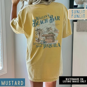 Komfort Farben Wallen Shirt, Wallen T-Shirt Kleid, Sand in meinen Stiefeln Festival, Cowgirl Coastal Beach Club Tshirt, Land Konzert Wallen Song