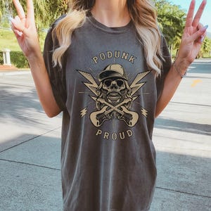Hardy Shirt for Concert, Hardy Country Shirt, Country Music Tshirts Hardy Comfort Colors Oversized, Podunk Proud Vintage Inspired Band Tee