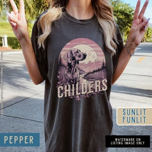 Camiseta Childers Hounds, Letras de Músicas de Childers, Camiseta de Música Country, Roupa para Concerto Country Comfort Colors, Camiseta Childers Merch Apparel