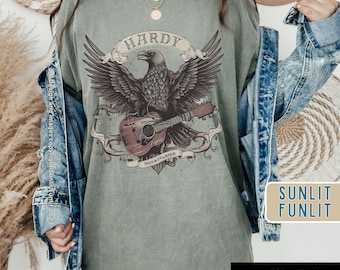 Hardy Shirt for Concert, Hardy Tshirt, The Crow, Vintage Inspired Comfort Colors Western Graphics Tee, Country Music Shirts, Country Concert
