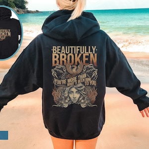 Jelly Roll Hoodie, Beautifully Broken Tour, Past Yesterday Song Lyric Sweatshirt, Country Concert Shirt, JellyRoll Fan Gift, Plus Size Merch