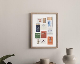 Custom Matchbook Art Print: Personalized Memory Keepsake (Digital Download)