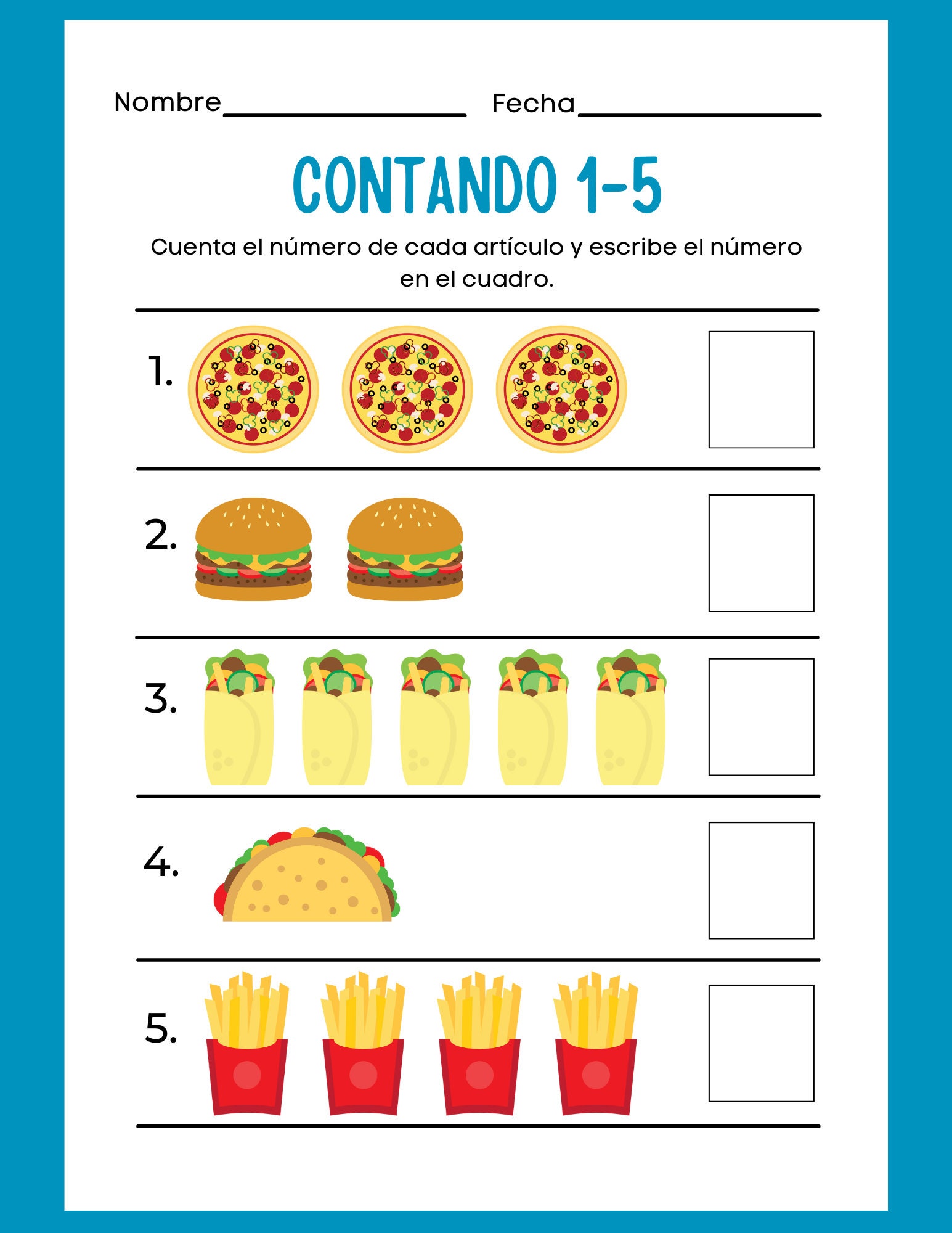Counting 1 5 In Spanish Math Mathematics Spanish Kindergarten Fun Counting 1 5 In Spanish Math Mathematics Spanish Kindergarten Fun