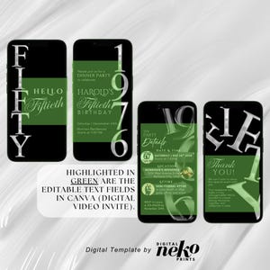 Digital 50th Birthday Invitation For Men, 50 Invite Ecard, Virtual Rustic Marquee BBQ Fifty Party Invite For Him, Self Editable Template, Digital 50th Birthday Invitation For Men, 50 Invite Evite, Virtual Rustic Marquee BBQ Funny Adult Party Invite For Him, Day Itinerary eCard, Animated Birthday Dinner Invitation, DIY Template Design, Men's Party Video Invite, Premade Gold Party Celebration Event Digital Einvite by DigitalNekoPrints