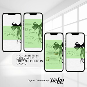Digital 40th Birthday Party Invitation, Animated Black Gold Dinner Invite For Women, Brunch Evite For Her, Digital 40th Birthday Invitation, 40th Birthday Party Invite, 40th Party Invitation, Digital 40th Invitation, Forty Birthday Invitation, 40th Birthday invite, Fortieth E-Invite Template, Digital Invite, Mobile Phone Evite, Digital Forty 40th Birthday Invitation Template, Electronic Birthday Evite, Rose Gold Confetti 40th Birthday Invite, Editable Day Itinerary by DigitalNekoPrints