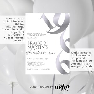 Digital 40th Birthday Invitation For Men, 40 Invite Ecard, Virtual Rustic Marquee BBQ Forty Party Invite For Him, Self Editable Template, Digital 40th Birthday Invitation, 40th Ecard, Black Gold Silver Balloon Diamond Video Party Invite For Black Tie Gala, Editable Itinerary, Men's 40th Birthday Digital Invitation Template, Birthday Invite for Him Digital, 40th Birthday Party Invitation, 40th Men Party Invite, Digital Men Birthday Invitation, The Man The Legend by DigitalNekoPrints