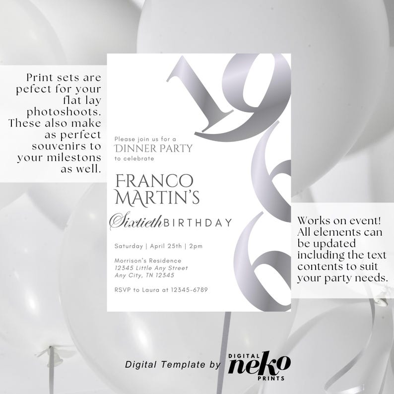 Digital 40th Birthday Invitation For Men, 40 Invite Ecard, Virtual Rustic Marquee BBQ Forty Party Invite For Him, Self Editable Template, Digital 40th Birthday Invitation, 40th Ecard, Black Gold Silver Balloon Diamond Video Party Invite For Black Tie Gala, Editable Itinerary, Men's 40th Birthday Digital Invitation Template, Birthday Invite for Him Digital, 40th Birthday Party Invitation, 40th Men Party Invite, Digital Men Birthday Invitation, The Man The Legend by DigitalNekoPrints