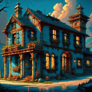 AI Digital Image of Home
