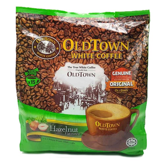 OLDTOWN ホワイトコーヒー 3in1 ヘーゼルナッツ インスタント