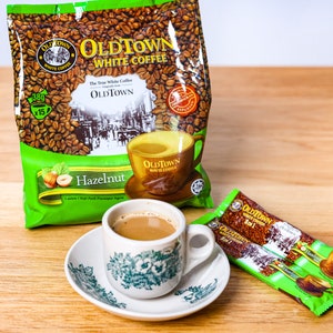 OLDTOWN White Coffee 3in1 Hazelnut Instant Premix White Coffee | Malaysian Coffee | Kopi