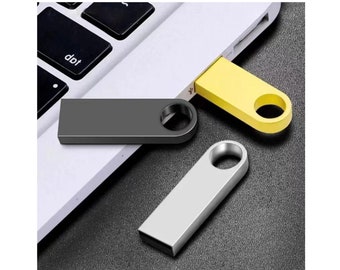 Clé USB universelle de 1 To, noire, clé USB, clé USB version 3.0, mini design portable et surface métallique