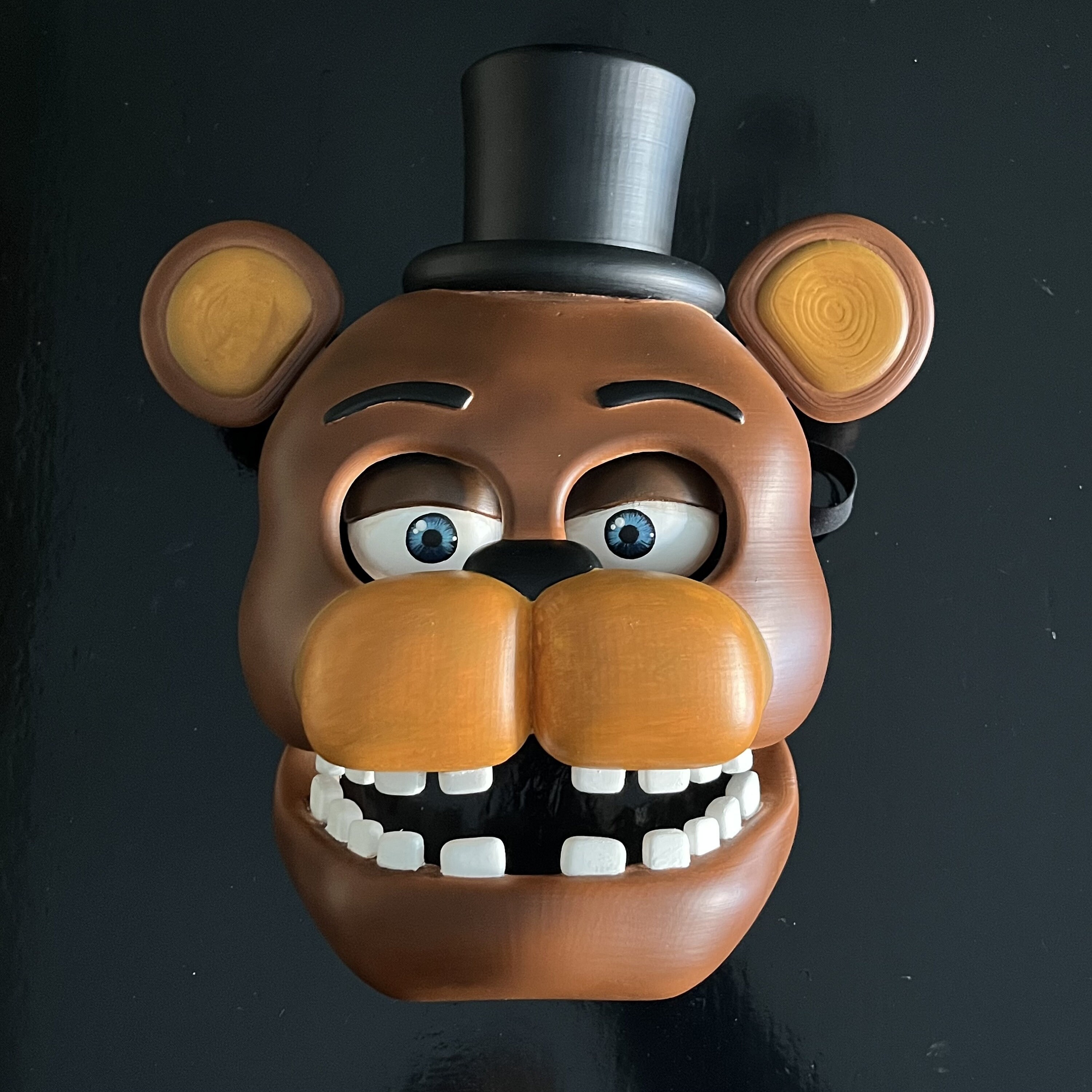 Golden Freddy Fazbear Matte Vinyl Sticker handdrawn 