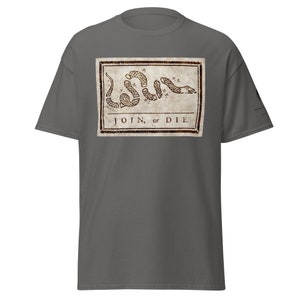 Join or Die Sons of Liberty classic tee - patriotic - benjamin franklin - america