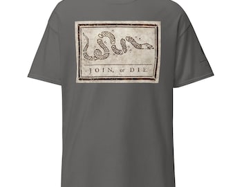 Join or Die Sons of Liberty classic tee - patriotic - benjamin franklin - america