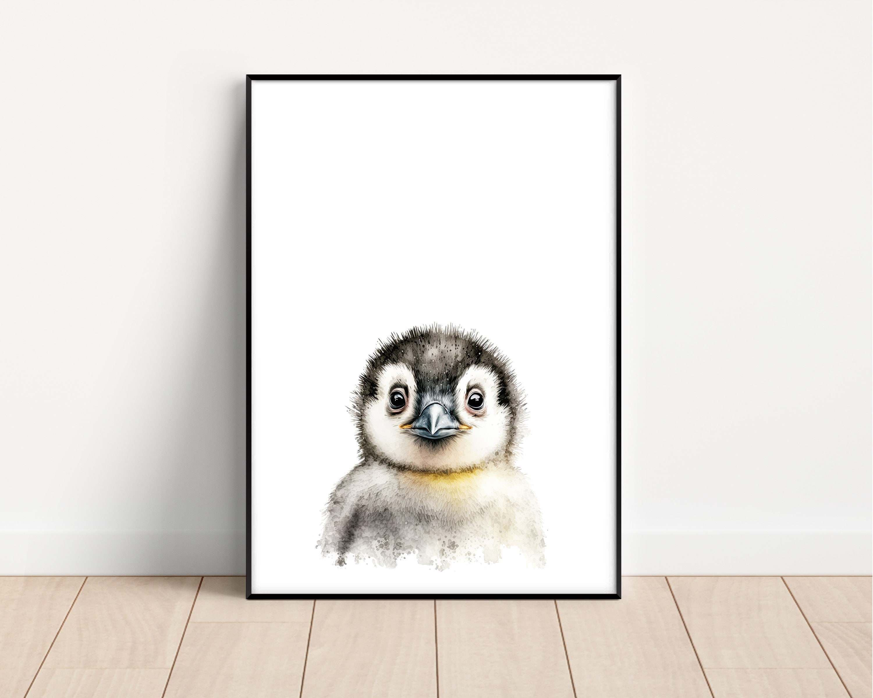 Penguin Art Baby Penguin Nursery Print Penguin Print - Etsy