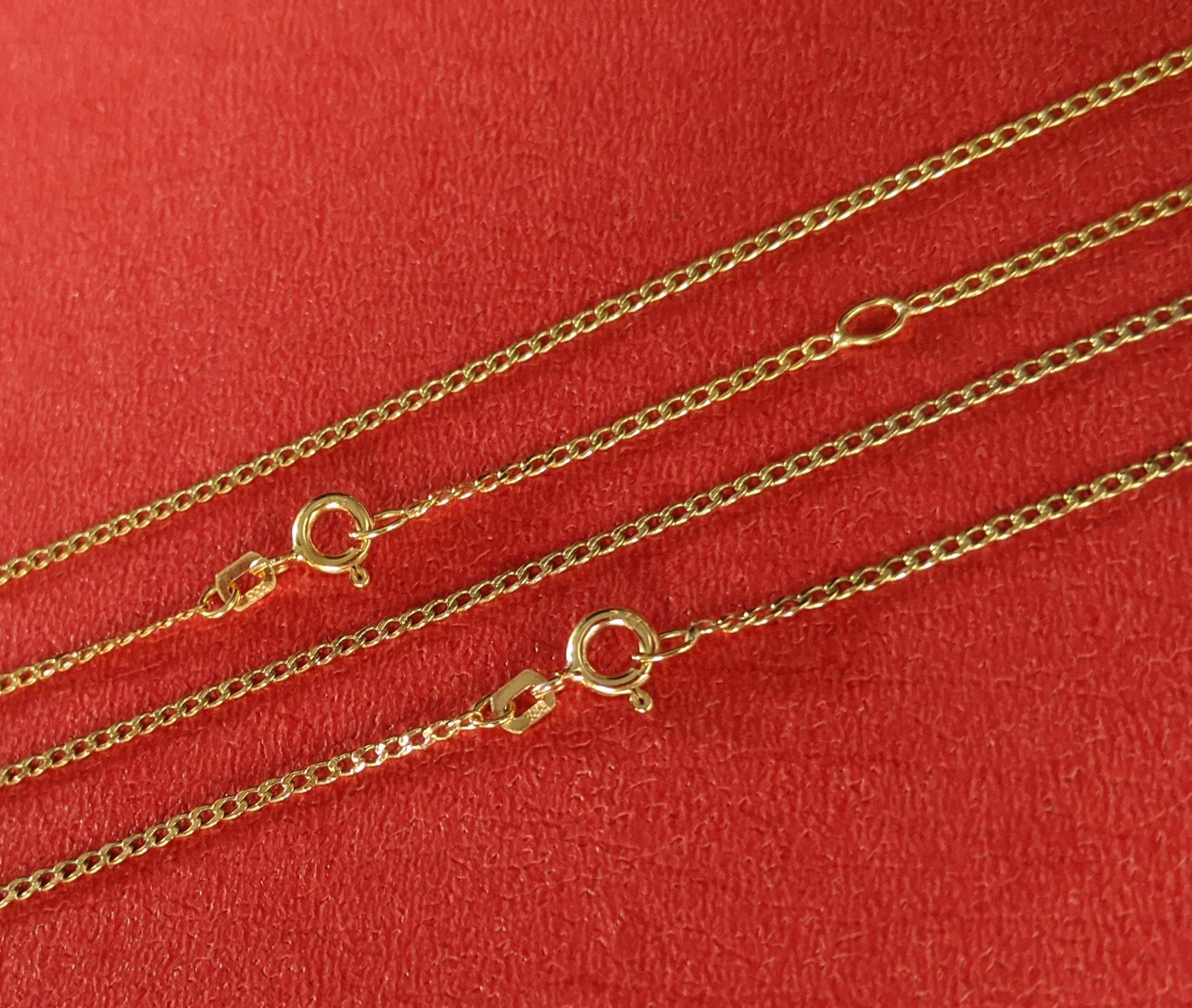 Slberkettenstore Goldkette Panzerkette 0,8mm - Echt 333 Gold