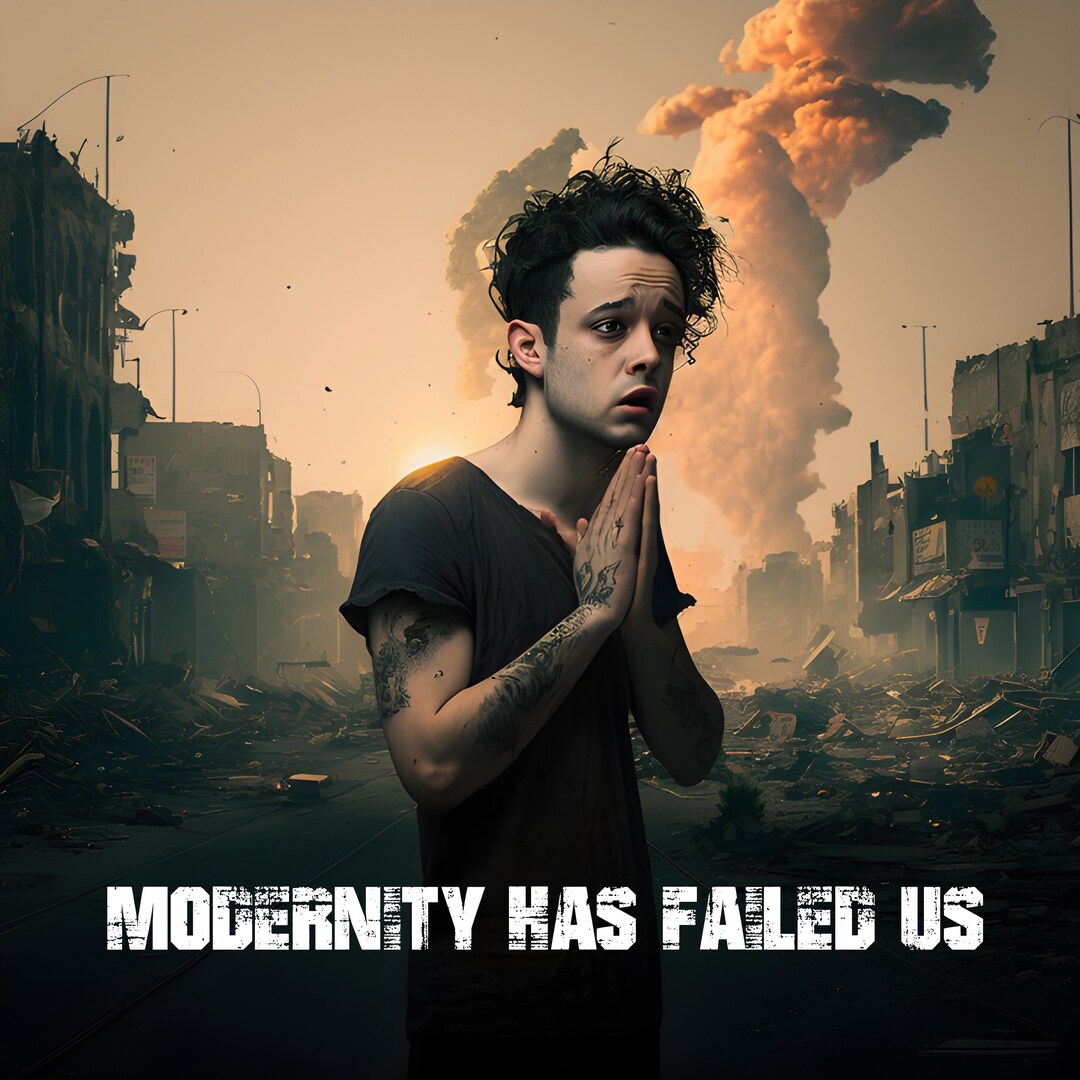 The 1975 Matty Healy Modernity Has Failed Us Digitial Etsy