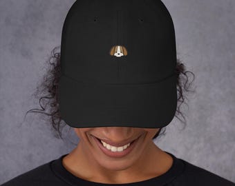 Minimalist Dog Hat – Embroidered Baseball Cap, Adjustable Dad for Dog Lovers, Cute Pet Owner Gift, Dog Mom & Dad Cap, Puppy Lover Hat