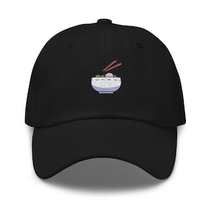Ramen Lover Hat | Japanese Foodie Gift | Kawaii Noodle Bowl Cap | Anime Streetwear |  Japanese Culture Merch