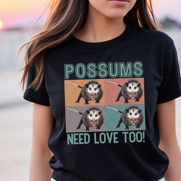 Possum Shirt, Funny Opossum Tshirt, Mens Possum Shirt, Womens Possum Tee, Gift For Possum Lover, Humorous Possum Shirt, Trashcore Shirt