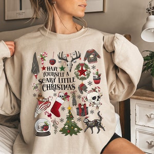 Have yourself a creepy little christmas sweater online