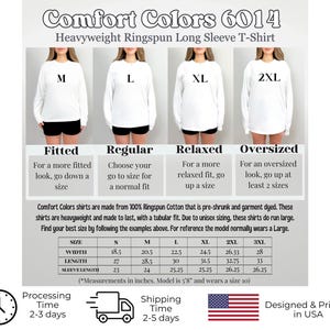 Bookish Comfort Colors Long Sleeve T-Shirt, Booktrovert Gift imagem 6