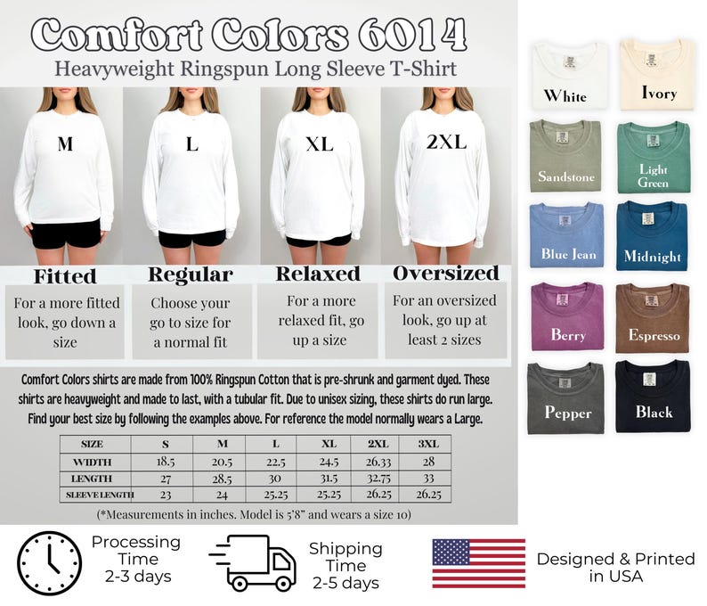 Salem Apothecary Long Sleeve Comfort Colors® Shirt, Halloween Salem Witches Shirt, Witchy Fall T-Shirt image 6