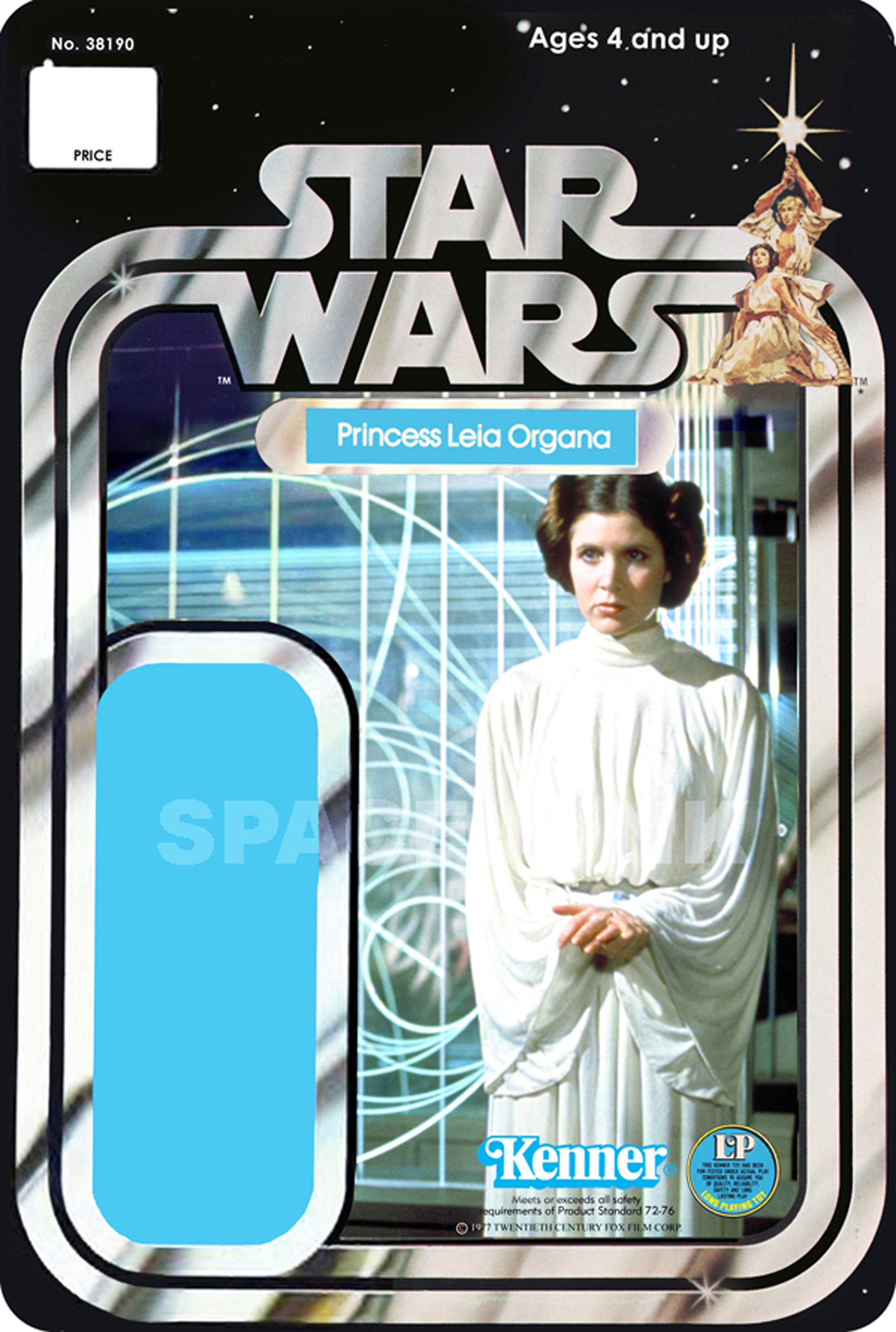 Star Wars Princess Leia Organa 1977 Repro Cardback - Etsy Singapore