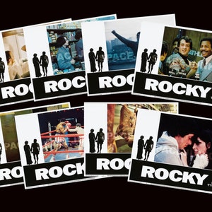 Rocky (1979) US Lobbie Card Set (8 Karten) Stallone