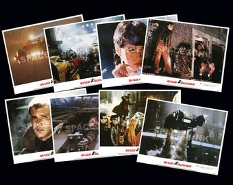Blade Runner (1982) Juego de cartas de lobby de EE. UU. (8 cartas) Harrison Ford