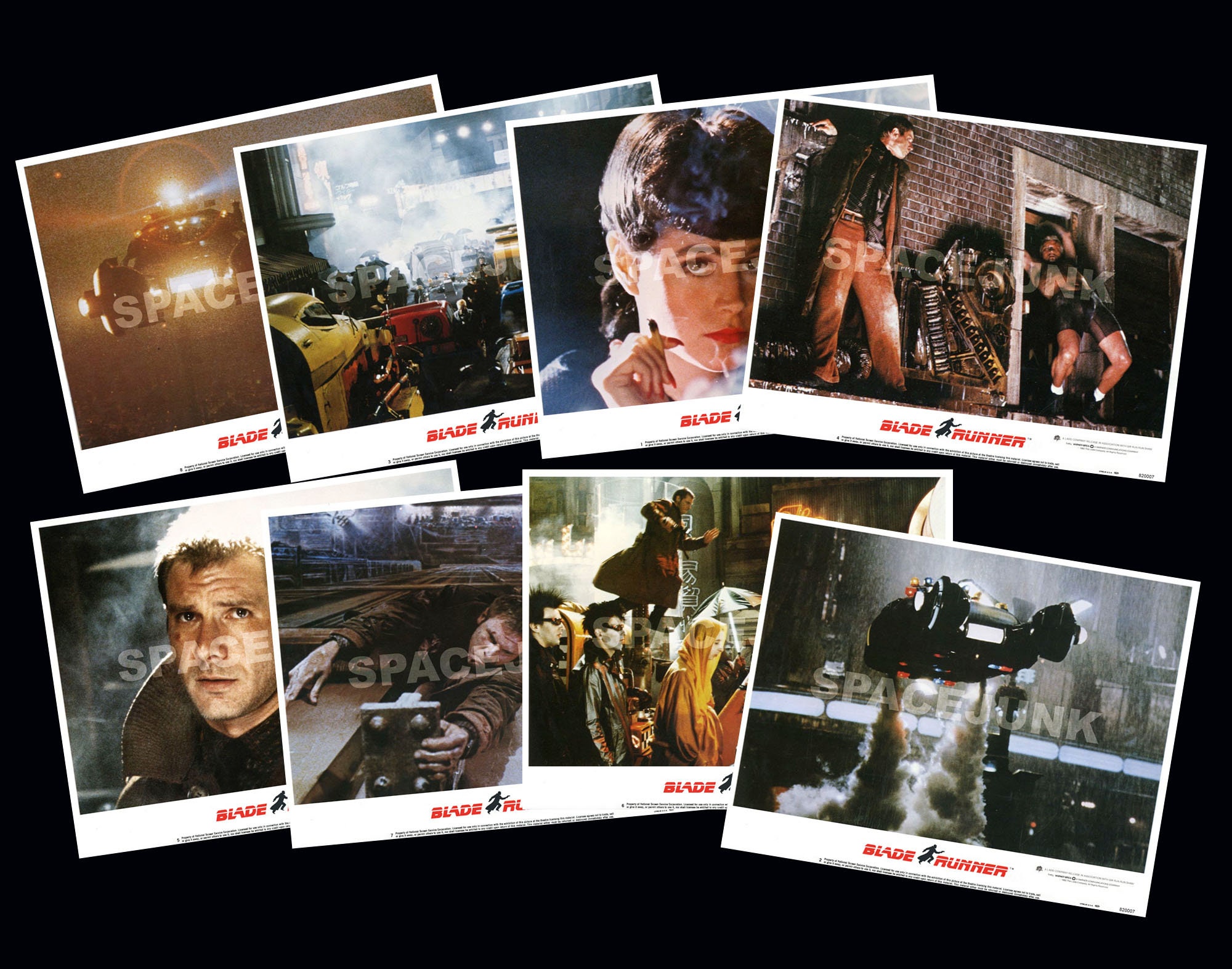 Blade Runner 1982 U.S. Lobby Card Set 8 Cards Harrison Etsy