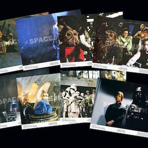 Star Wars Return of the Jedi (1983) Amerikaanse lobbykaartenset 1 (8 kaarten)