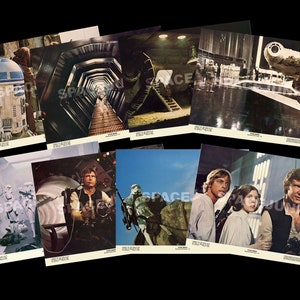 Star Wars (1977) Conjunto de cartas do lobby dos EUA 1 (8 cartas)