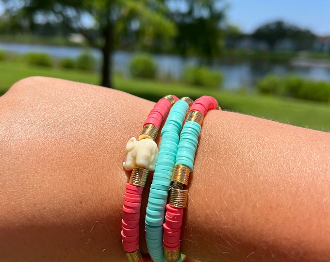 Aesthetic Elephant Bracelets- Set of 3